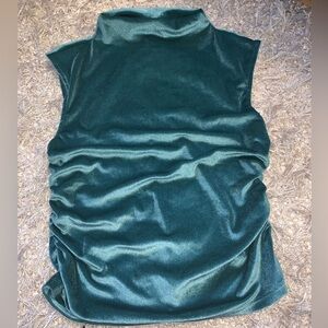 a new day Emerald Green Sleeveless Blouse size S NWT